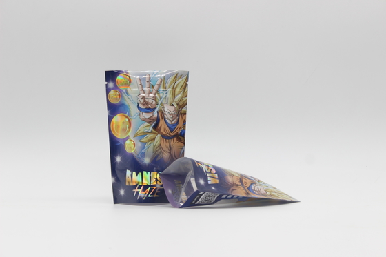 주문 냄새 방지 Mylar 잡초 가방 사용자 정의 디지털 인쇄 찌개 인쇄 찌개로 online manufacture