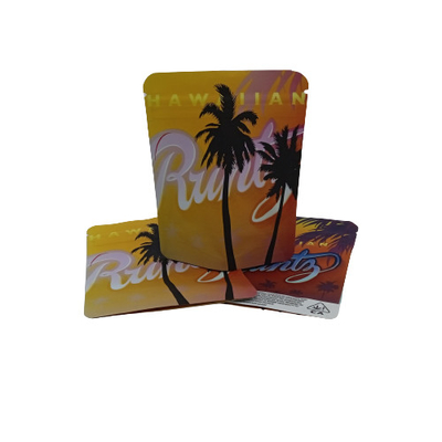 주문 평면 하단 재활용 잡초 포장 가방 지플록 Mylar 알루미늄 엽지 가방 online manufacture