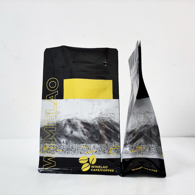 주문 250g 커피 파우더 식품 포장 봉지 지퍼 잠금과 함께 평면 바닥 online manufacture