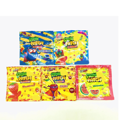 주문 반짝이는 마무리 플라스틱 삼면 봉인 가방 씹기 찌꺼기 사탕 online manufacture