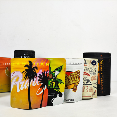 주문 어린이 저항 Ziplockk Mylar 가방 디지털 인쇄 서 있는 알루미늄 엽 Mylar 가방 online manufacture