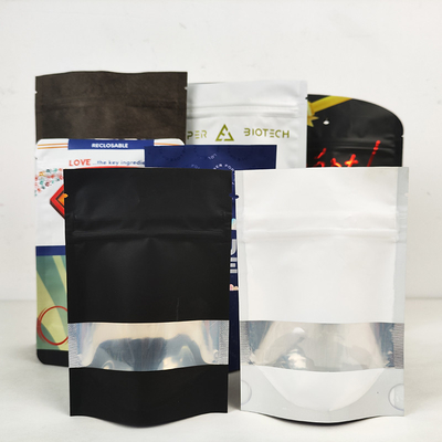 주문 식품 포장물 생분해성 서식용 봉지 차 Ziplockk Mylar 가방 online manufacture