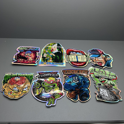 주문 특수 모양 진열 인쇄 다이 커트 마이러 가방 ziplock 밀폐 online manufacture