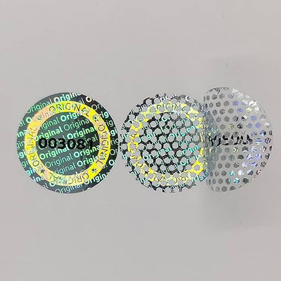 주문 맞춤형 변조 방지 접착성 보안 봉인 위조 방지 라벨 online manufacture