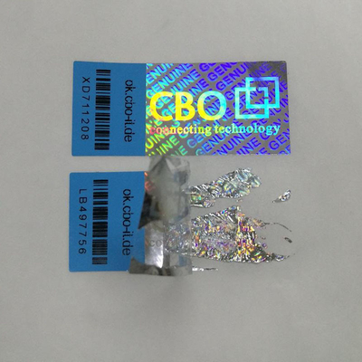 주문 오프셋 인쇄 보안 스티커 라벨 사용자 지정 조작 방지 라벨 online manufacture