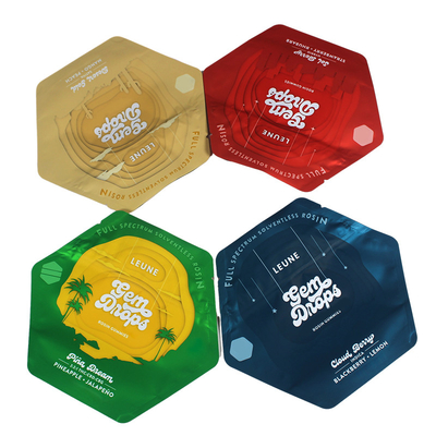 주문 어린이 보호 Zipper 홀로그래픽 다이 커트 Mylar 가방 특수 모양 online manufacture