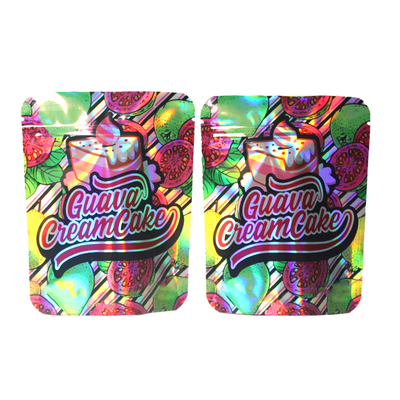 주문 열 밀폐 된 홀로그램 서식 가방 창문 Mylar 가방 음식 저장 online manufacture