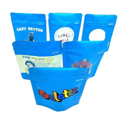 주문 어린이 보호 생물 분해성 서식용 가방 3.5 그램 마일러 도이팩 지퍼 가방 online manufacture