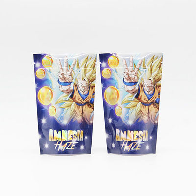 주문 사용자 정의 인쇄 알루미늄 엽지 지플록크 가방 3 면 뚜렷한 창과 함께 밀폐 online manufacture