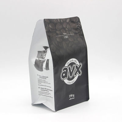 주문 라미네이트 재사용 250g 커피 가방 밸브가 있는 커피 봉지 online manufacture