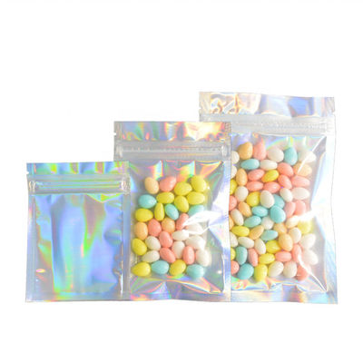 주문 7x9cm 홀로그래픽 서식 가방 11x14cm 은 엽 플라스틱 가방 ISO9001 online manufacture