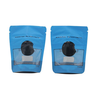 주문 100g 플라스틱 서 있는 봉지 3OZ 다시 닫을 수 있는 음식 봉지 4.75 인치 폭 online manufacture