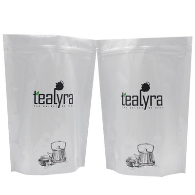 주문 두 가지 색상 커피 포장 가방 알루미늄 엽지 플래트 바닥 밸브와 지퍼 online manufacture