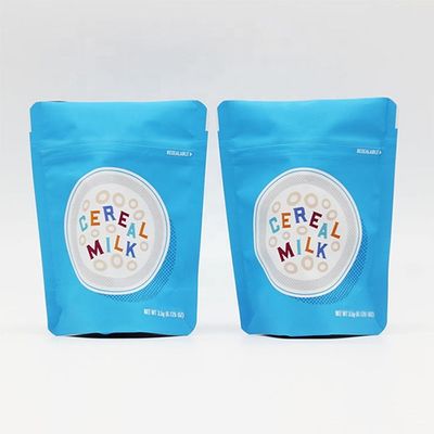 주문 Zip Lock 디지털 인쇄 된 서 있는 포스 부드러운 터치 3.5g 건조 된 꽃 과자 online manufacture