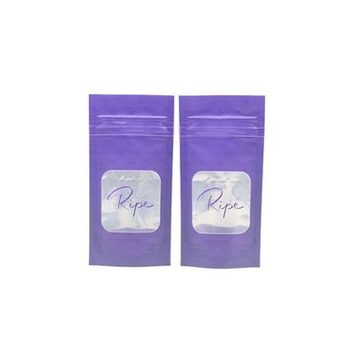 주문 매트 4.75 인치 평면 엽지 가방 다시 닫을 수 있는 창문있는 서있는 가방 online manufacture