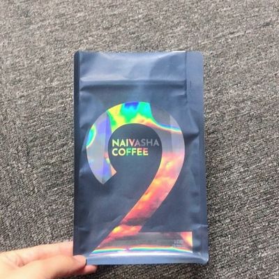 주문 200 미크론 인쇄 알루미늄 엽지 봉지 커피 가방 SGS를 통해 보기 online manufacture