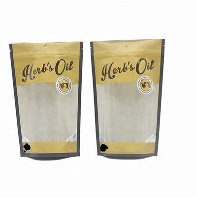 주문 EPI 비스키트 눈물 톱니 투명한 창과 함께 다시 닫을 수있는 크래프트 종이 가방 online manufacture