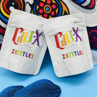 주문 VMPET 120 미크론 마일러 지플록 가방 칼리 X Zkittlez Doypack 파운드 마일러 가방 online manufacture