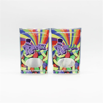 OEM 잡초 가방 Zip 잠금 3.5G 재 잠금 110마이크론 부드러운 터치 재료 냄새 방지 Mylar 가방