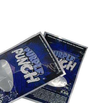 알루미늄 엽서 Mylar ziplockk 가방 창문으로 서