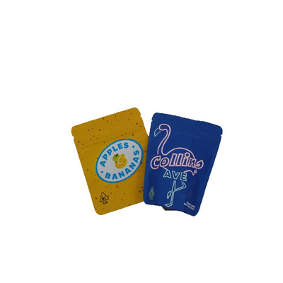 열 밀폐 재사용 Zippered Mylar 잡초 가방 환경 친화적 포장 데오도랜트
