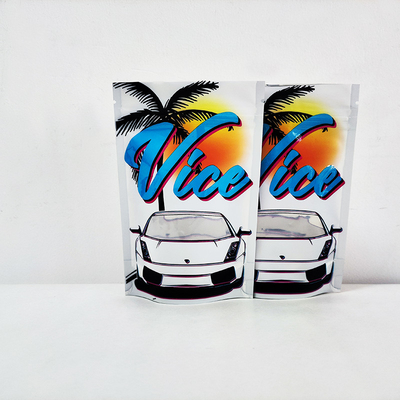 10가지 색상 투명한 알루미늄 필름 Mylar Bag Customized Size Snack Sugar Food Packaging