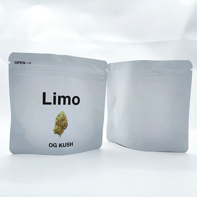 맞춤형 인쇄 된 Mylar 잡초 가방 3.5g / 1oz 냄새 방지 어린이 보호 가방