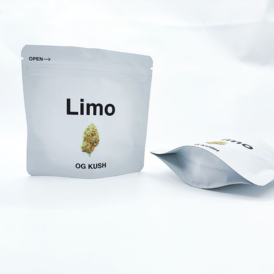 사용자 지정 플라스틱 Ziplockk Mylar 잡초 가방 3.5g 디지털 인쇄 부드러운 터치