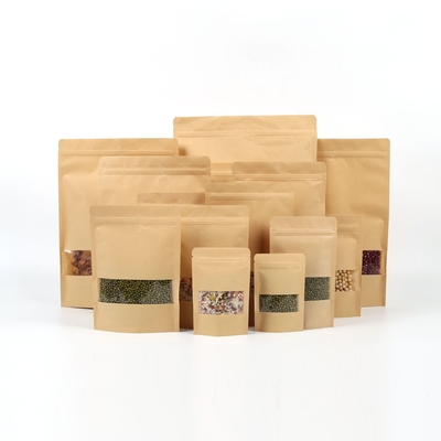 바이오분해성 Kraft Eco 서식용 가방 90mico 창문