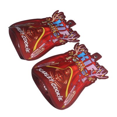 사용자 지정 인쇄 3.5G Ziplock Mylar 가방 다이 커트 불규칙 모양 가방