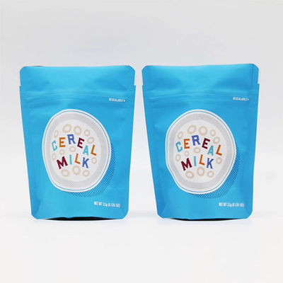 냄새 방지 잡초 Mylar 알루미늄 엽지 가방 디지털 프린트 지퍼 Mylar 열 밀봉 가방