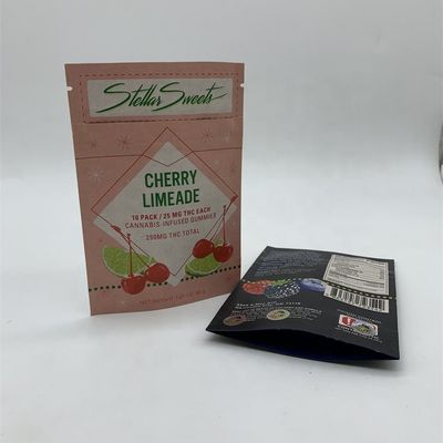 12C 서식용 지퍼 봉지 MOQ500 Mylar 식품 등급 지퍼 봉지