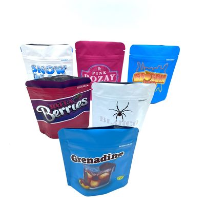 LDPE 재 닫을 수 있는 Mylar Bag Gravure Print 알루미늄 포장 가방 GMP
