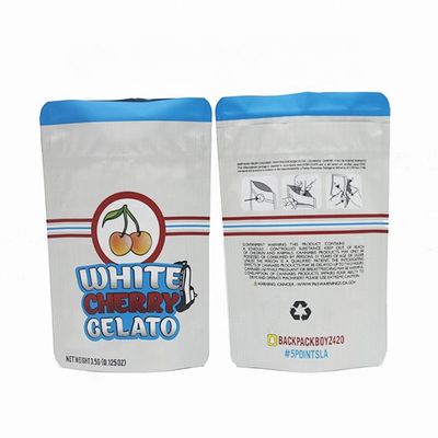 식품 포장 28g Mylar 디지털 인쇄 된 서있는 포지 MOPP