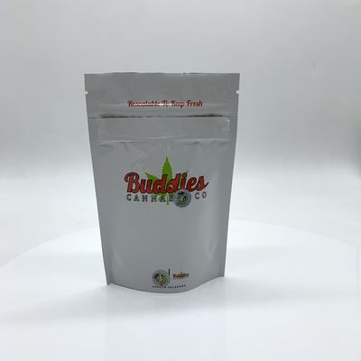 4x5 인치 매트 화이트 서 있는 가방 12C 재활용 리토트 가방