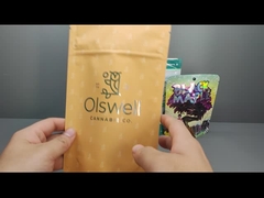 마일라는 인도 대마 식품 잡초 가방 냄새 증명 패키징을 위한 팁을 견딥니다