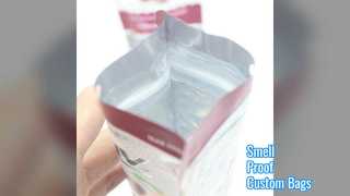 냄새 방지 가방 맞춤 인쇄 스탠드 업 파우치